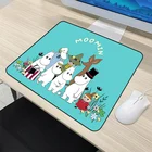 Коврик для мышки с мультяшным хиппотом, коврик для мышки с аниме, игровой коврик для компьютерного стола, милый Настольный коврик, аксессуары для ноутбука, коврик для мыши Varmilo CS GO