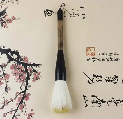 1Pc Mixture Hair Большая китайская традиционная каллиграфическая ручка в форме хоппера, кисть для пейзажной живописи, ручка-ведро для письма, шерстяная ручка с медвежонком - Цвет: 1Pc Mixture Hair