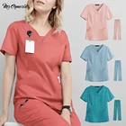 Новая высококачественная медицинская униформа, костюм врача, женский костюм для домашних животных, больничная хирургическая Спецодежда, комплект для медсестры, аптеки, медсестры, скраб, рабочая одежда