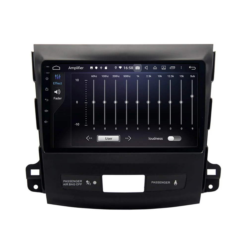 Автомагнитола 2 Din для Mitsubishi Outlander 2006-2012 Android стереоприемник GPS-навигатор