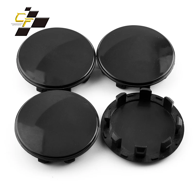 

4pcs 58mm 51mm Black Pure Base Car Wheel Center Cover For Rims Without Emblem Auto Tuning Universal Hub Caps For Alloy Wheel