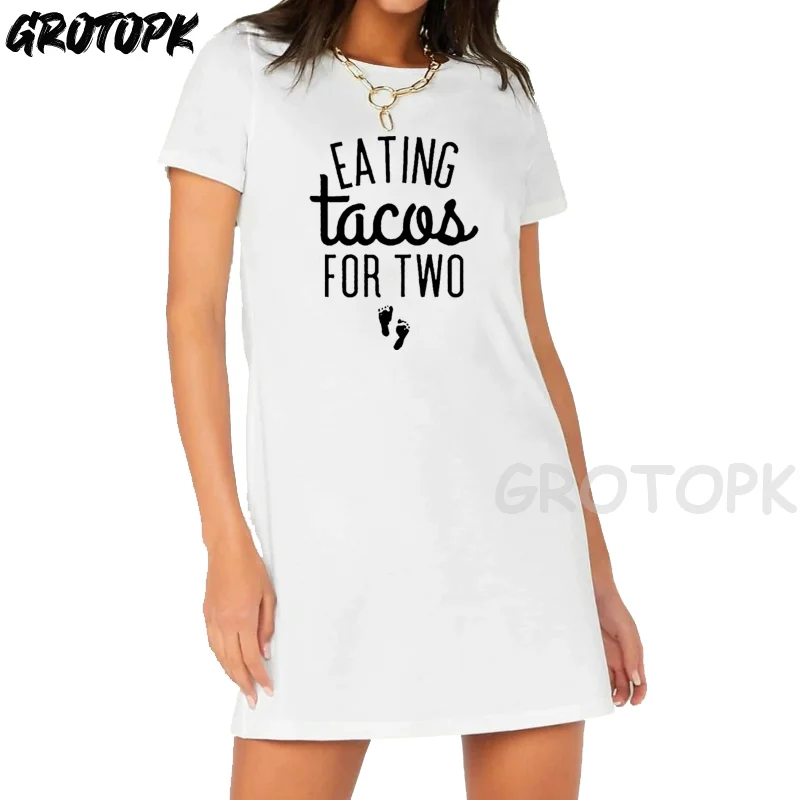 Женское платье с принтом еды тако летнее в стиле Харадзюку корейская мода блузки