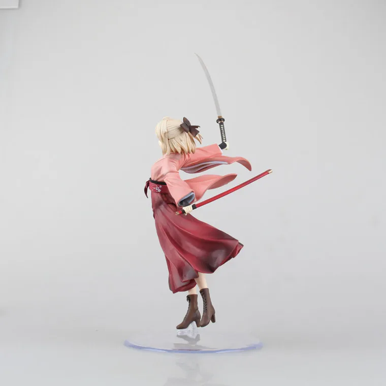 Экшн-фигурки из игры Fate Grand Order фигурки Okita Souji Cherry Sakura Saber Коллекционная модель ПВХ