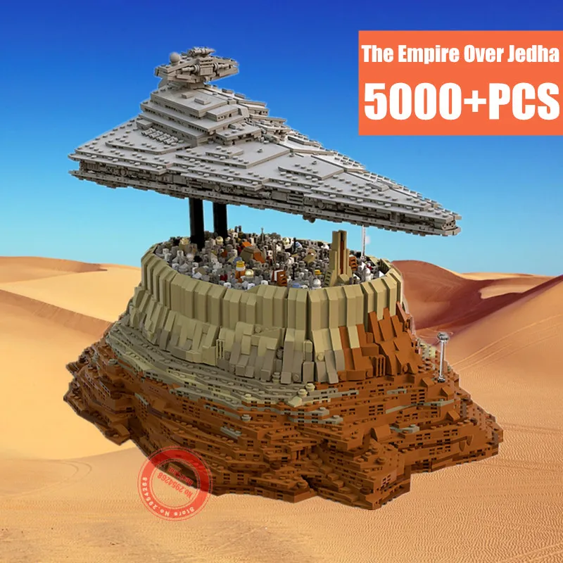 Новый первый заказ Звездный Разрушитель Империя над Jedha Fit Звездные войны MOC 18916