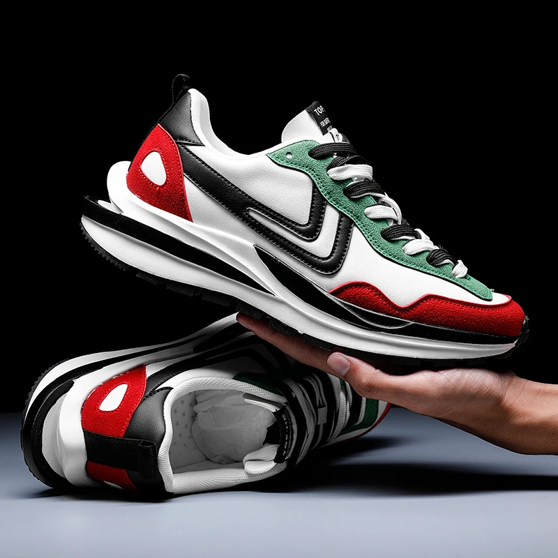 

New High Quality Running Shoes Men Anti Slip Running Footwear White Black Outdoor Jogging Walking Shoes Men Sprot Sneakers