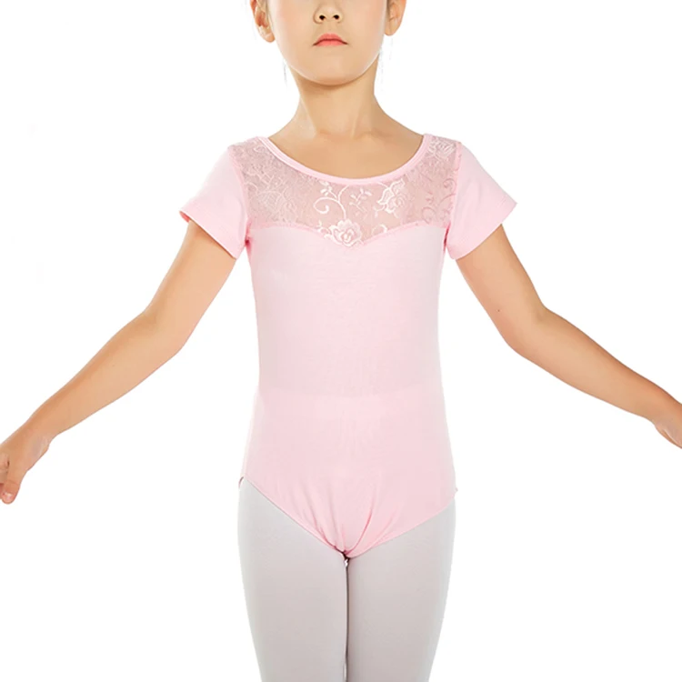 Кружевное балетное трико для девочек платье девочки Детская танцевальная одежда