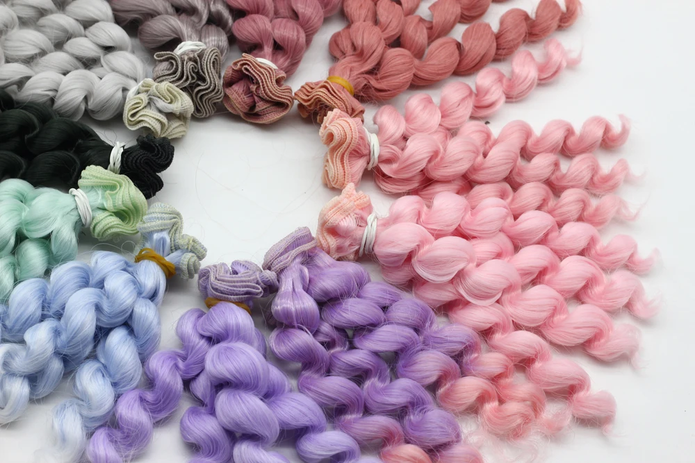 Заводская поставка 1 шт. 15 см толстые розовые синие фиолетовые золотые кукольные