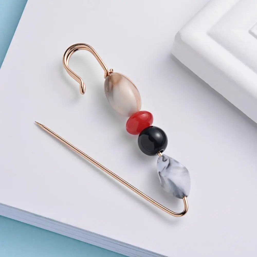 RINHOO 1 шт. одежда имитация жемчуга большая брошь кардиган свитера Брошь для женщин