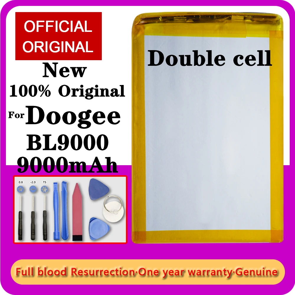 

9000mAh for Doogee BL9000 Battery Replacement for Doogee BL9000 Batteries Bateria Smart Phone with Tools + Tracking