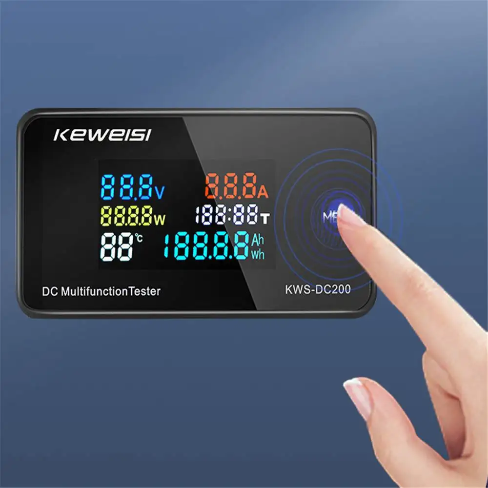 KEWEISI KWS DC200 10/50/100A внутренний шунта цифровой Дисплей Напряжение & измеритель
