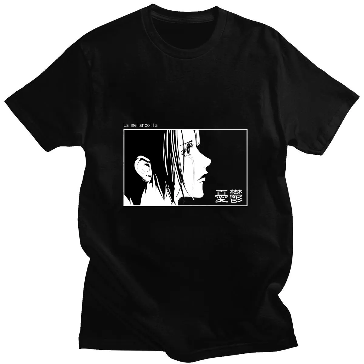 

Hottest Mens T-shirt Nana Osaki Tshirt Tops Summer Korean Fashion Loose Vintage Cotton Clothes Short Sleeve Anime Manga Clothing