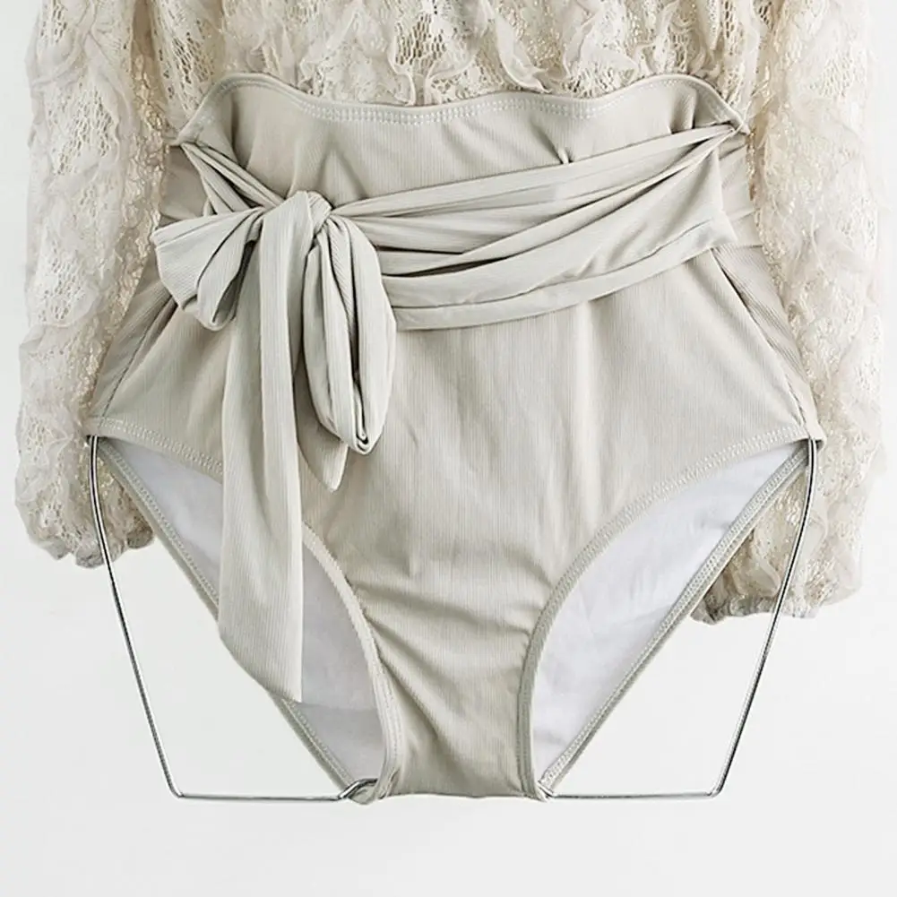 

Sexy Lace Breathable Long Sleeve Women One Piece Swimsuit for Vacation Sexy Bathing Suit Beachwear Brazilian Bikini Set Monokini