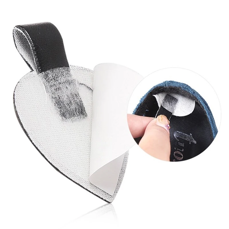 1 пара Нескользящие тканевые стельки в форме сердца наклейка пятки | Обувь
