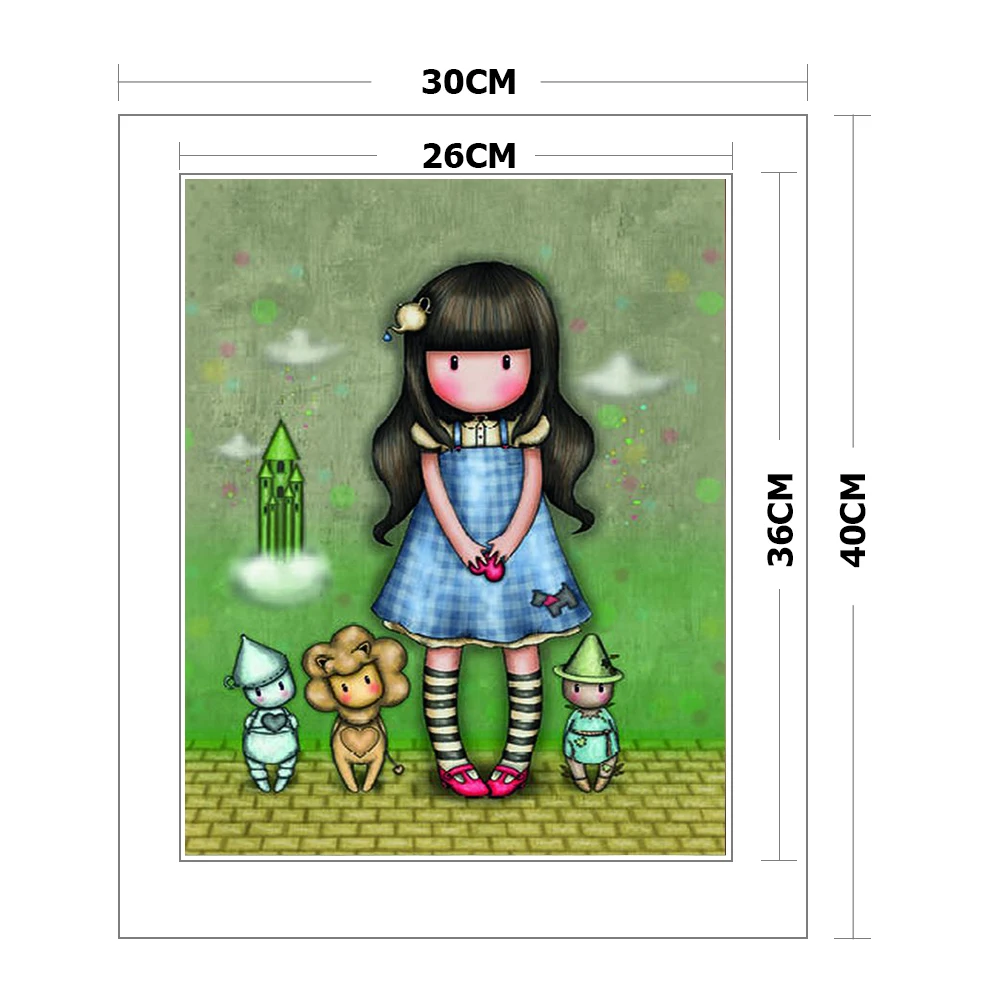 Набор для вышивки крестиком сделай сам Экологичная кукла горета 11 карат с