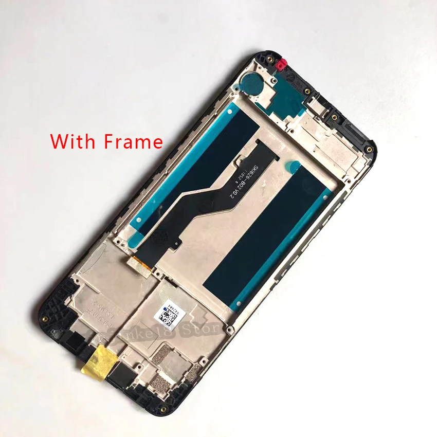 6 26 for zte blade v10 vita lcd display touch screen digitizier assembly for zte v10 vita lcd phone parts repair kit with frame free global shipping