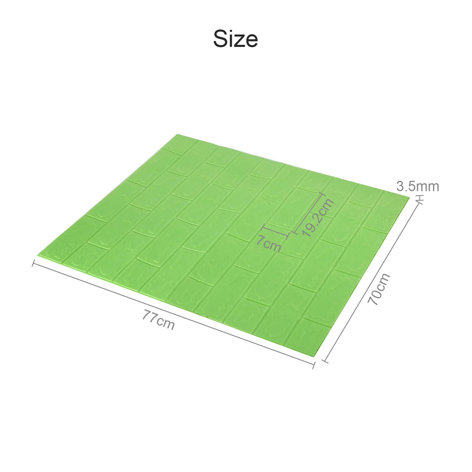 

12pcs 3D Wall Sticker 77x70cm DIY Self Adhesive MultiColor Wall paper Bedroom Living Room Brick Paper Home Room Decor Waterproof