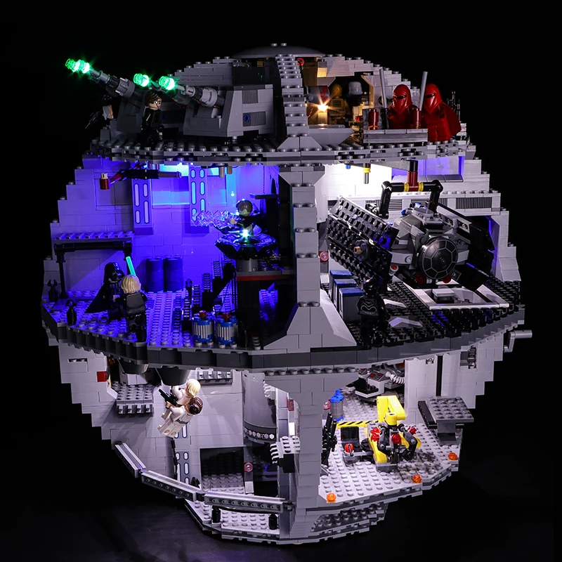 

Led Light Set For Star Series Wars Death 05063 Building Blocks Bricks Toys (only Light+battery Box)