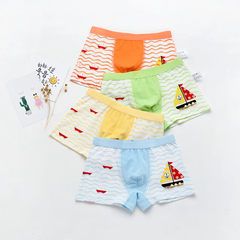 Хлопковое нижнее белье для мальчиков 2 10 лет 1 шт.|Нижнее белье| |