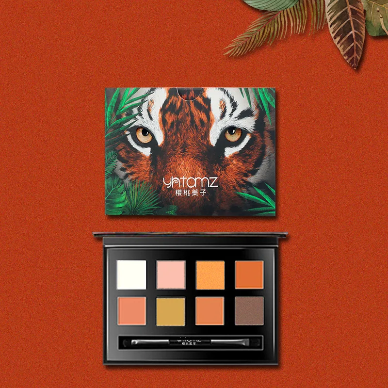 Матовые Перламутровые тени для век с изображением животных| |