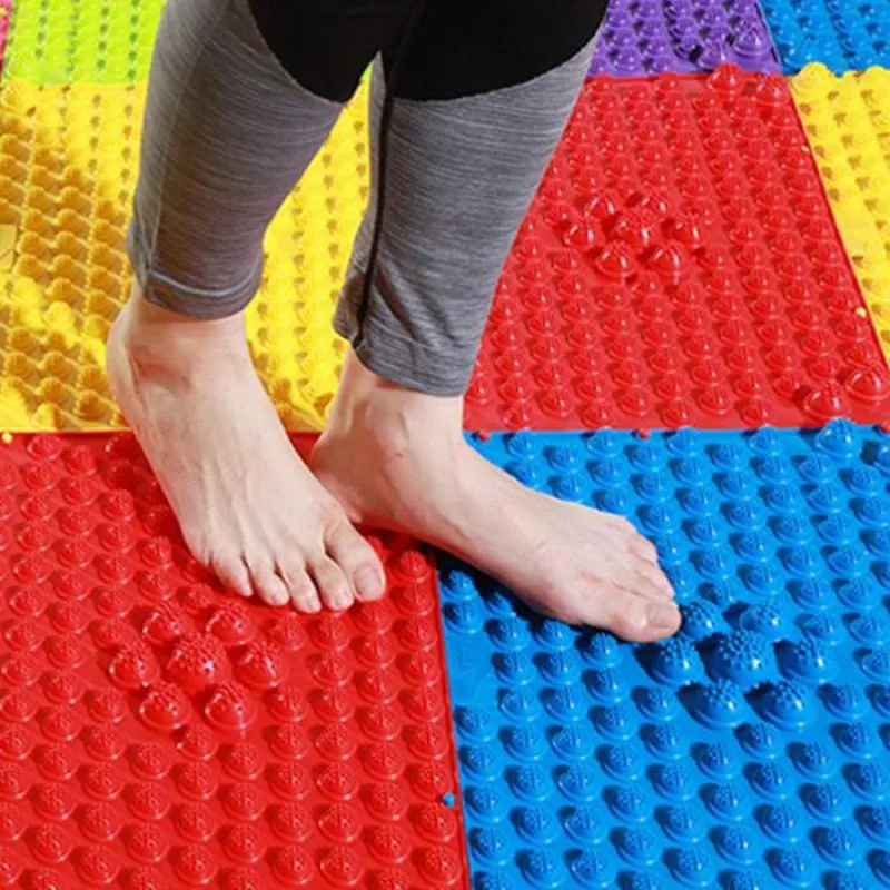 High-Quality yoga mat Toe Pressure Circulation Plate Blood Mat For Massager 30x40cm Reflexology Foot Massage Pad Durable |