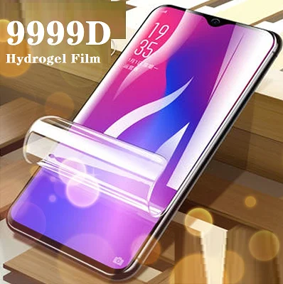 Чувствительная прозрачная Гидрогелевая пленка для OPPO A9X /A9 K3 K5 3D полное покрытие