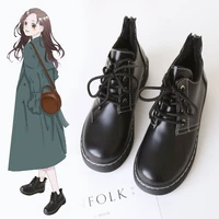 jk uniform shoes martin boots female england style 2020 new autumn and winter wild sponge cake locomotive net red thin and thin