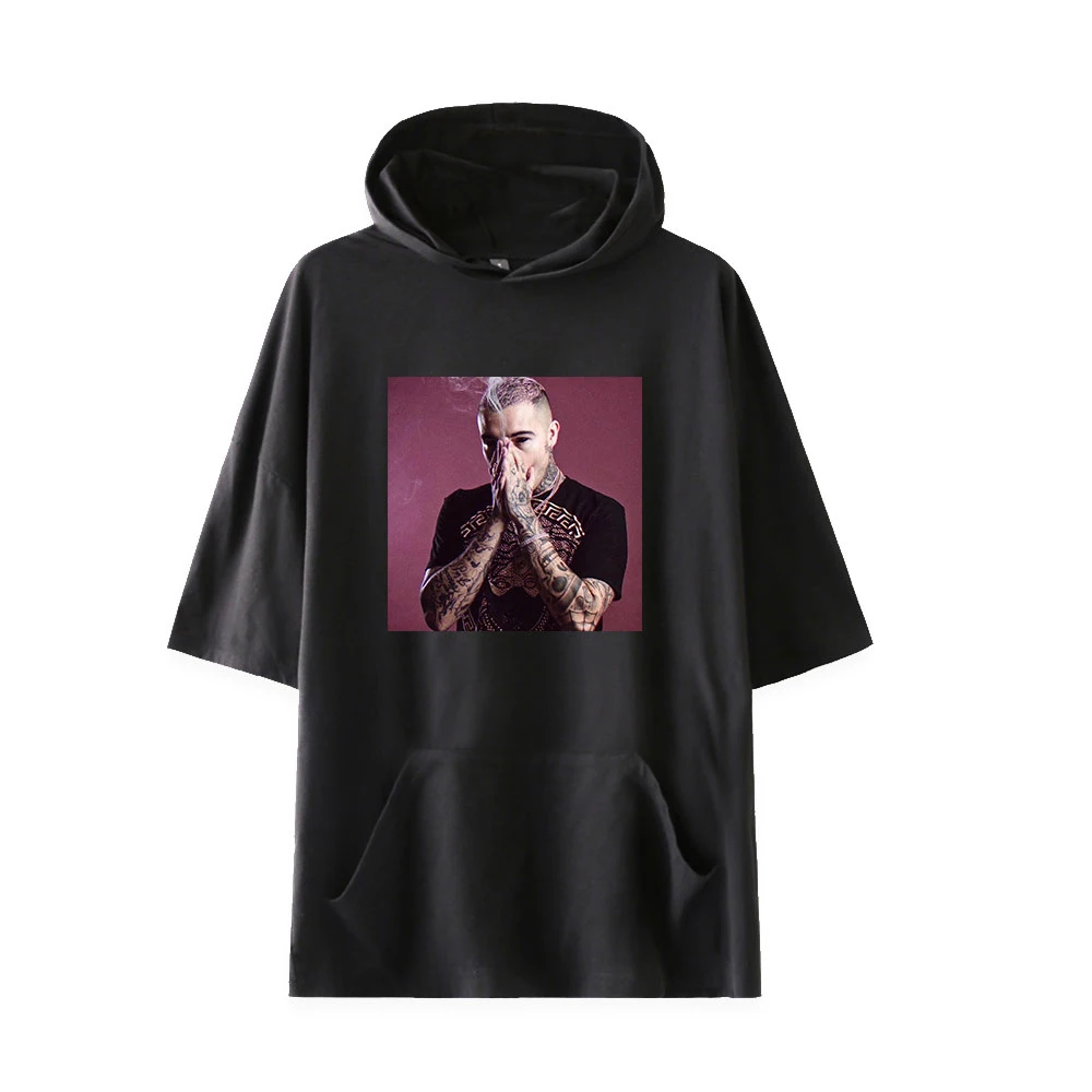 

WAWNI Gera MX Short-Sleeved Hooded Hip Hop Sweatshirt Loose Volleyball Harajuku Polyester Plus Cotton Hoodie 2021 Top New Tops