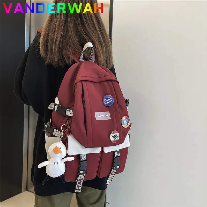 

Fashion Unisex Large Capacity Backpack Couples Bookbags Female Travel Bagpacks Student Men Rucksack Lady Mochilas Para Mujer Sac