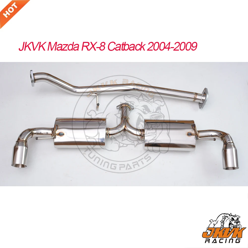 

JKVK гоночная выхлопная система из нержавеющей стали от CAT RX8 RX-8 190HP & 210HP Catback + Downpipe