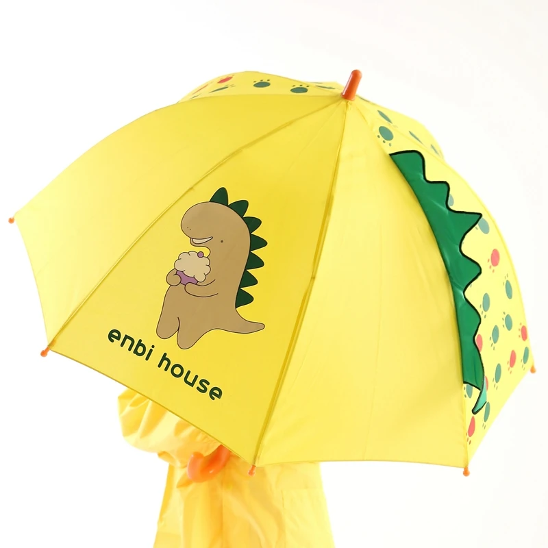 

Милый креативный зонт в форме динозавра с длинной ручкой, 3D стерео водонепроницаемый зонт от солнца для мальчиков и девочек, подарок