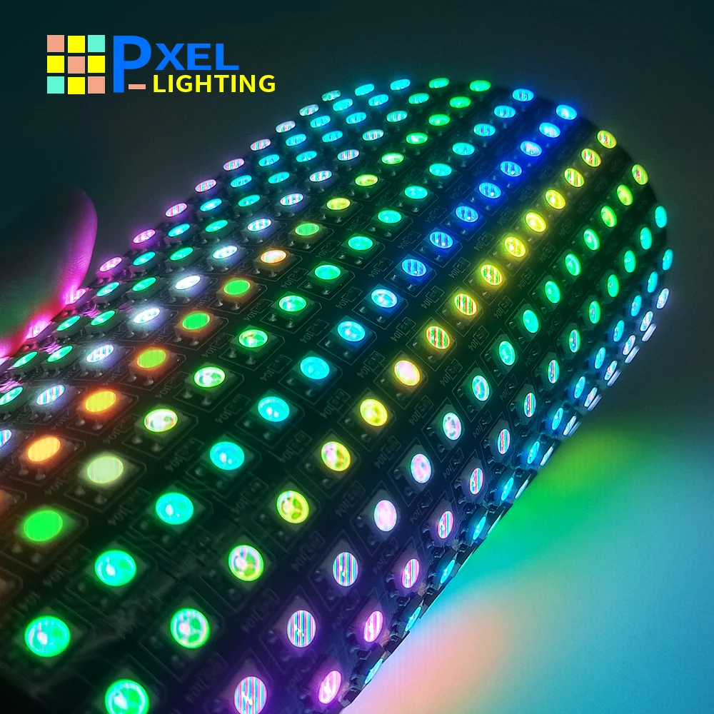Полноцветная программируемая цифровая RGB Светодиодная лента WS2812B 8*8/16*16/8*32