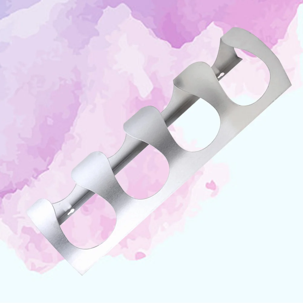 

Настенный держатель из нержавеющей стали с покрытием, настольный держатель для бутылок, железная витрина, домашний аксессуар для четырех