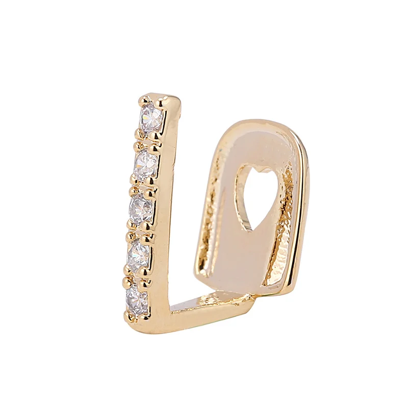 

DIY Silver Gold Grillz Dental Grills Crystal Stick Shape Top Teeth Grillz Punk Grills Dental Gold Tooth Caps Rapper Body Jewelry