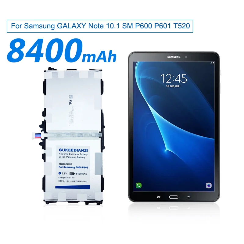 Аккумулятор T8220E T8220C для планшетов Samsung Note 10 1 Pro/Note Pro 12 2/Tab S 5/Tab 8 4/Tab S2 9 7 &quot/Tab 3 0/Tab A