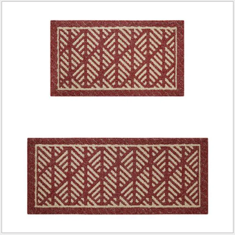 

Entrance Door Mats Floor Mats Absorbent Non-slip Kitchen Mats Home Bedroom Bedside Floor Mat Long Shape Carpet Carpet Protector