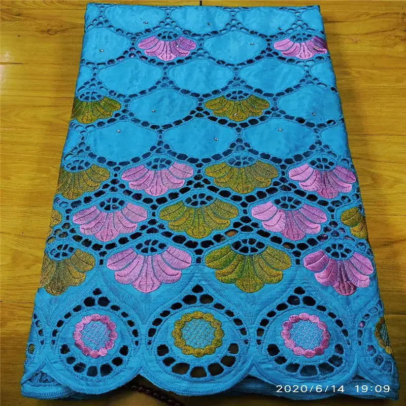 

Latest African Bazin Riche Fabric 2020 High Quality Embroidered Net Lace Fabric 5 Yards For Wedding Dress! 13F72210