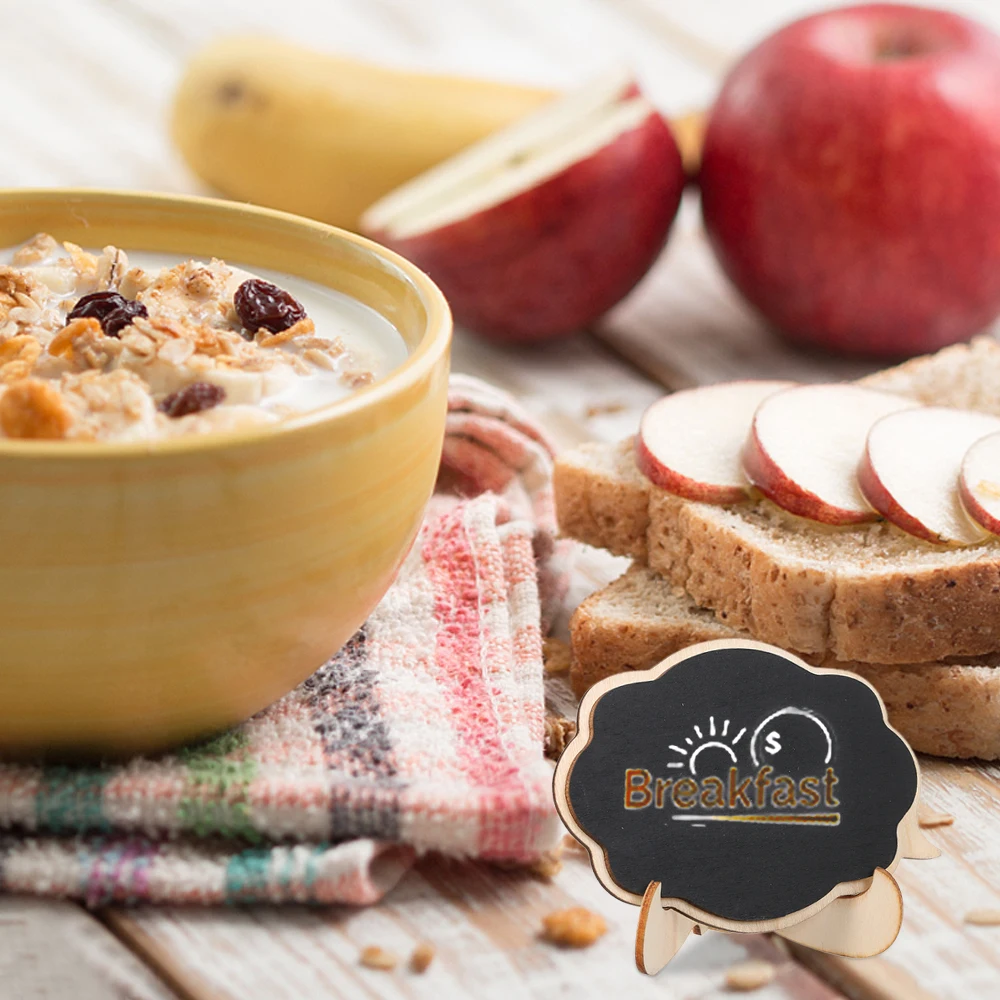 Маленькая деревянная доска для сообщений Объемные Толстые черные мини доски с