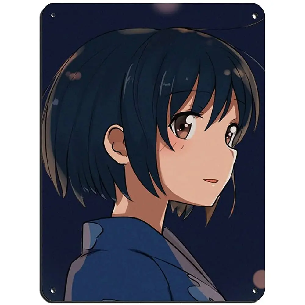 

Japanese Anime Your Name Hayao Miyazaki Movie Poster 16 Tin Sign Vintage Metal Pub Club Cafe bar Home Wall Art Decoration