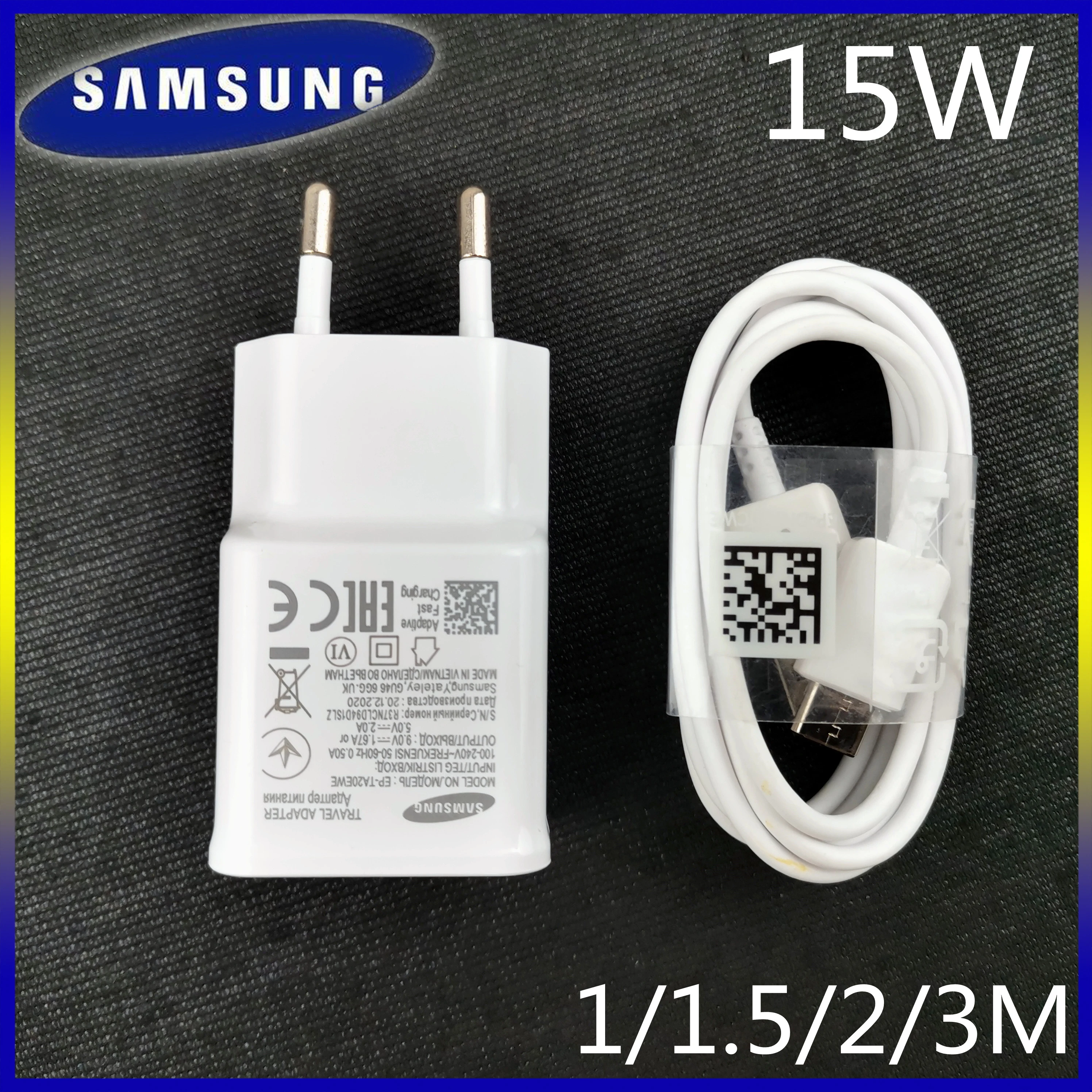 

Samsung A51 Fast Charger 9V/1.67A Power Adapter 1/1.5/2/3M USB Type C Cable For Galaxy S10 S8 Plus Note 8 9 A8 A50