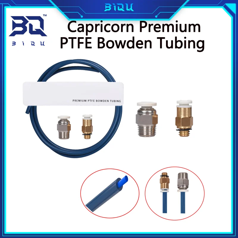 

Capricorn Bowden PTFE Tubing XS Series Blue 1M/2M Quick Fitting Straight Pneumatic 1.75mm Filament 3d Printer Parts for Ender 3