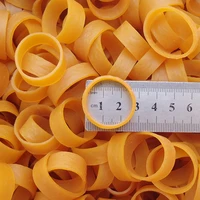 rubber bands elastic bands yellow rubber rings stretchable sturdy rubber elastics bands for office school home diameter 20 190mm