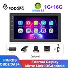 Автомагнитола Podofo, 2 Din, 6,8 дюйма, Bluetooth, Wi-Fi, GPS, FM