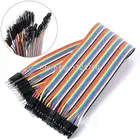40 шт. 1 PIN типа папа Мама-20 см кабель Dupont заголовок Breadboard PCB разъем для Arduino DIY Kit