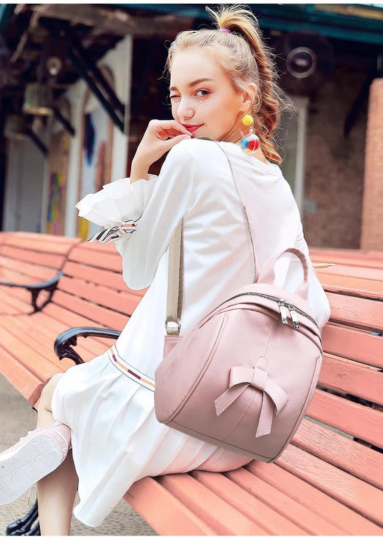 Женские кожаные рюкзаки HANN INGRY 2021 школьные ранцы для девочек-подростков простые