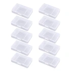 10 шт.лот прозрачный пластиковый чехол для картриджа игровых карт пылезащитный чехол совместимый с Game Boy Advance GBA 95AF