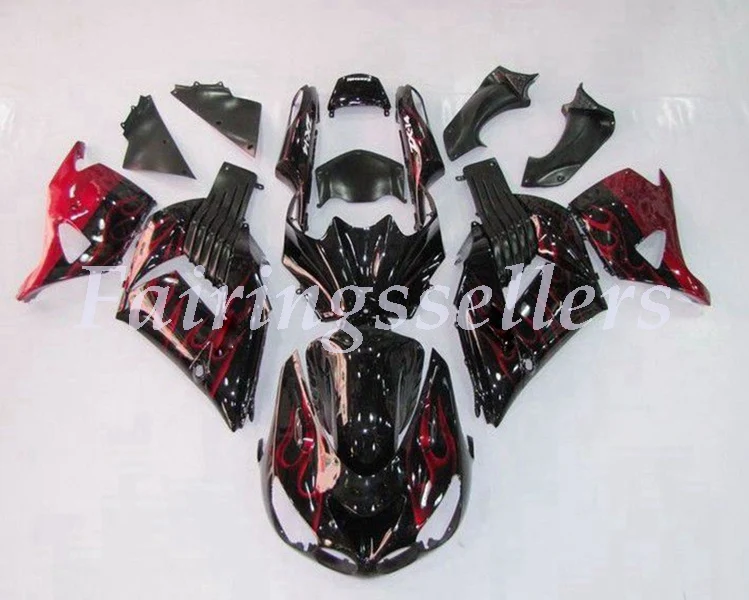 Литьевая форма для мотоцикла новый комплект обтекателей ABS kawasaki Ninja ZX 14R 2006 2007 2008