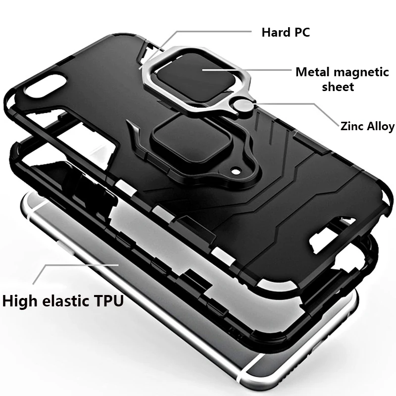 Чехол для чехол на айфон 7 6 s 8 телефон смартфон iPhone X XR XS Max Plus 6S Кольцо магнитный