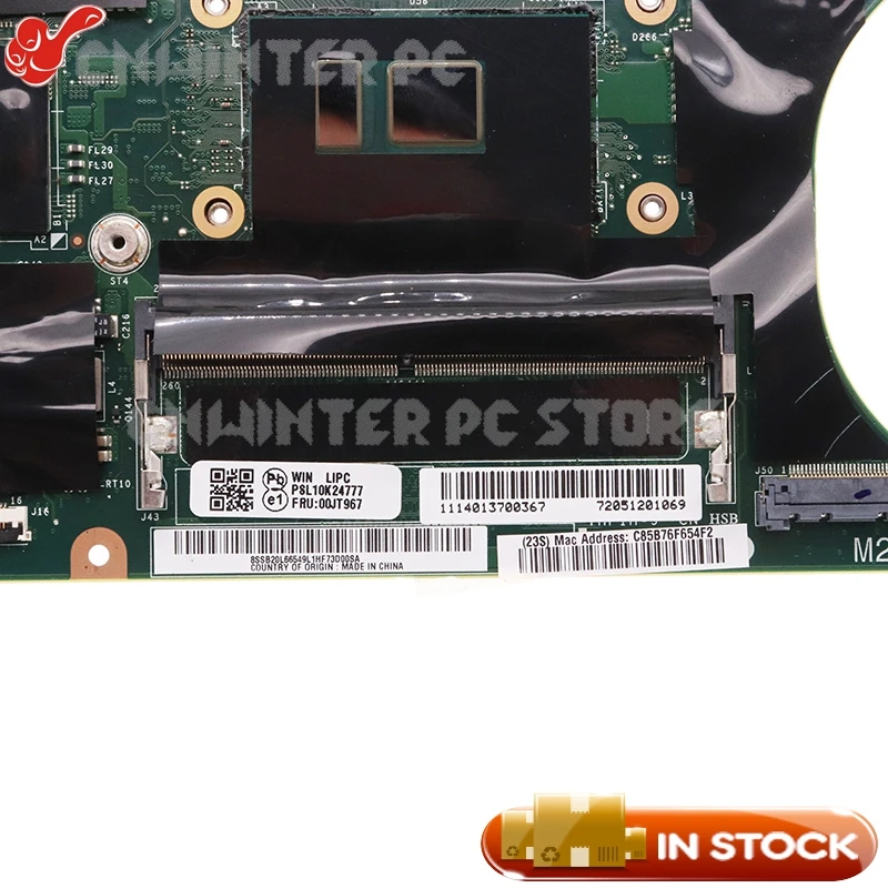 nokotion for lenovo thinkpad t460s laptop motherboard 00jt967 00jt968 bt460 nm a421 sr2f1 i7 6600u geforce 930m 2g free global shipping