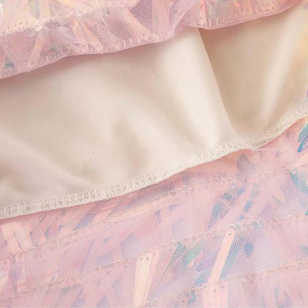 

Korean Colorful Sequined Tassel Skirt Women's Clothing Elastic Waist Straight Midi Skirt Sequins Wedding Party Club Skirt Wear