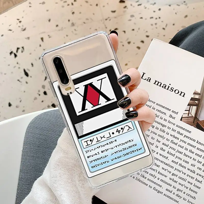 

anime Hunter X hunter Phone Case Transparent for Samsung A71 S9 10 20 HUAWEI p30 40 honor 10i 8x xiaomi note 8 Pro 10t 11